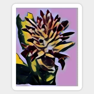 Pop Art Bromeliad Sticker